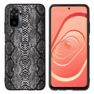 Coque Xiaomi Redmi Note 10/10S/Poco M5s Effet Peau de Serpent