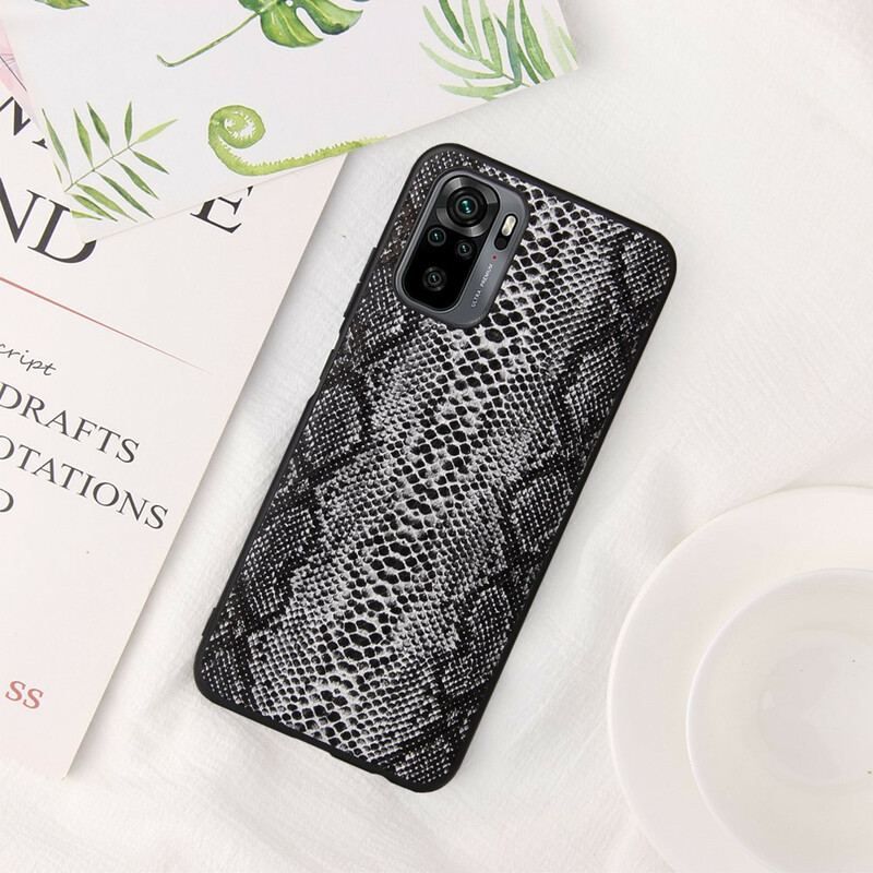 Coque Xiaomi Redmi Note 10/10S/Poco M5s Effet Peau de Serpent