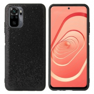 Coque Xiaomi Redmi Note 10/10S/Poco M5s Paillettes Noires