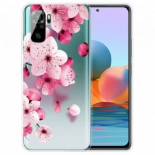 Coque Xiaomi Redmi Note 10/10S/Poco M5s Petites Fleurs Roses