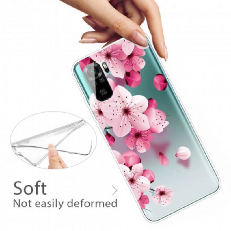 Coque Xiaomi Redmi Note 10/10S/Poco M5s Petites Fleurs Roses