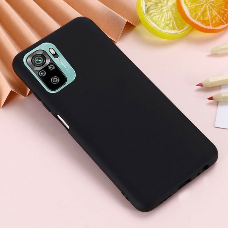 Coque Xiaomi Redmi Note 10/10S/Poco M5s Silicone Liquide Avec Lanière