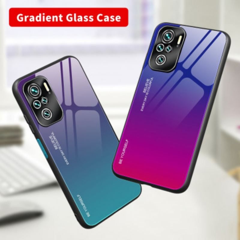 Coque Xiaomi Redmi Note 10/10S/Poco M5s Verre Trempé Be Yourself