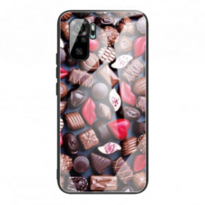 Coque Xiaomi Redmi Note 10/10S/Poco M5s Verre Trempé Chocolat