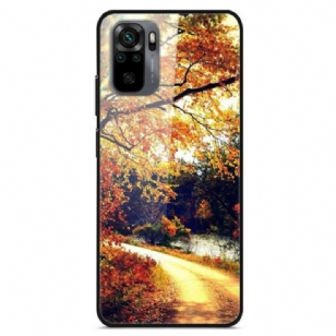 Coque Xiaomi Redmi Note 10/10S/Poco M5s Verre Trempé Forêt