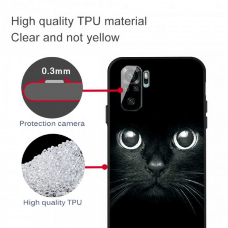 Coque Xiaomi Redmi Note 10/10S/Poco M5s Yeux de Chat