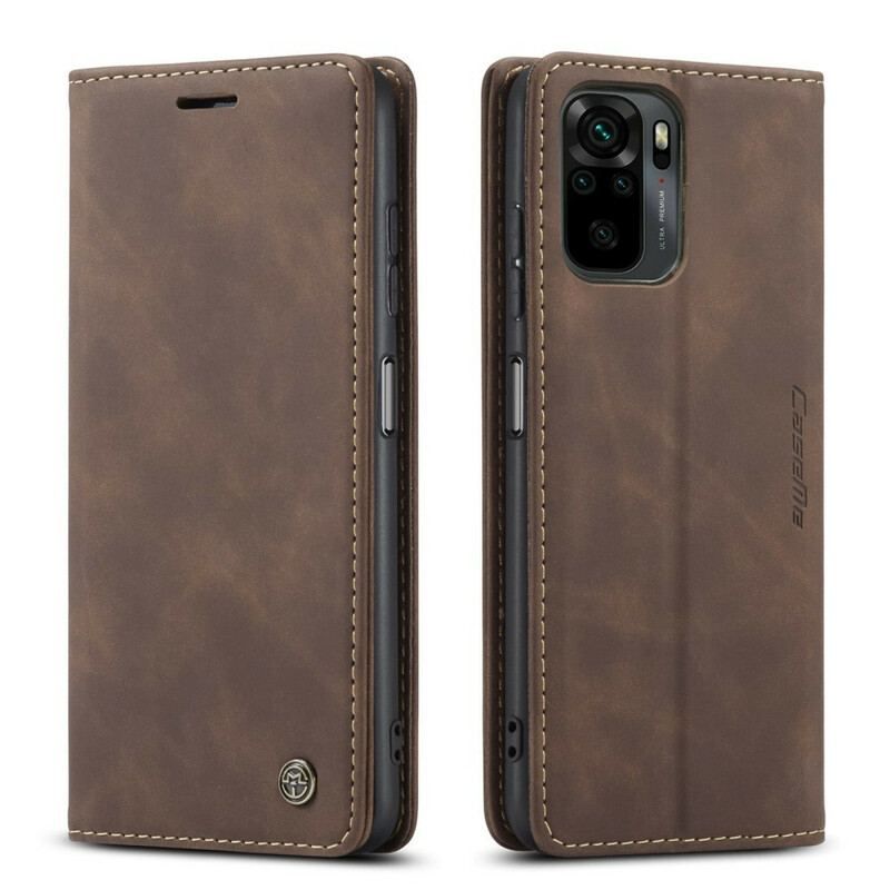 Flip Cover Xiaomi Redmi Note 10/10S/Poco M5s Effet Cuir CASEME