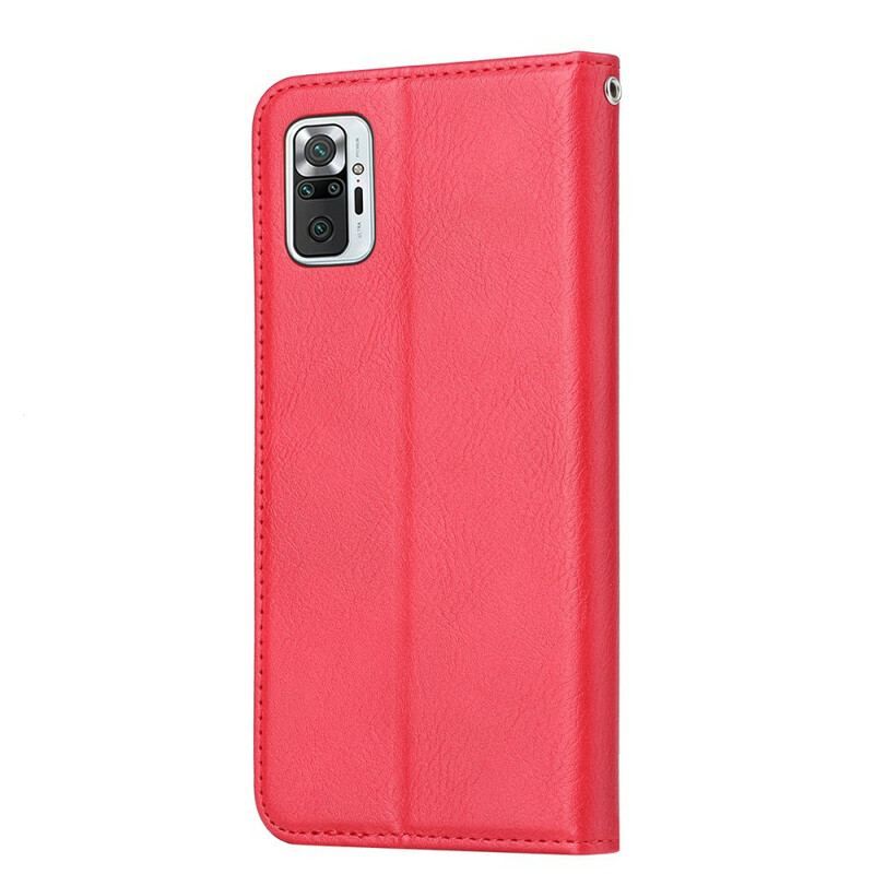 Flip Cover Xiaomi Redmi Note 10/10S/Poco M5s Simili Cuir Porte-Cartes