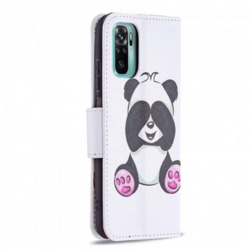 Housse Xiaomi Redmi Note 10/10S/Poco M5s Panda Fun