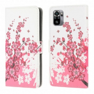 Housse Xiaomi Redmi Note 10/10S/ Poco M5s Tropical Flowers