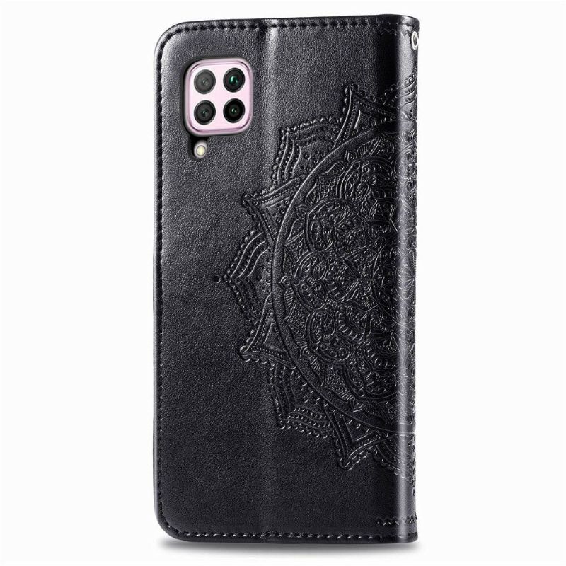 Housse Huawei P40 Lite Mandala Soleil Porte Cartes