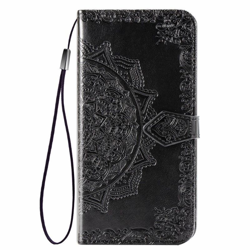 Housse Huawei P40 Lite Mandala Soleil Porte Cartes