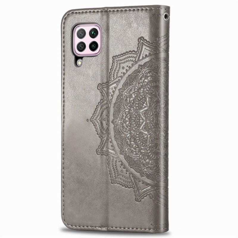 Housse Huawei P40 Lite Mandala Soleil Porte Cartes