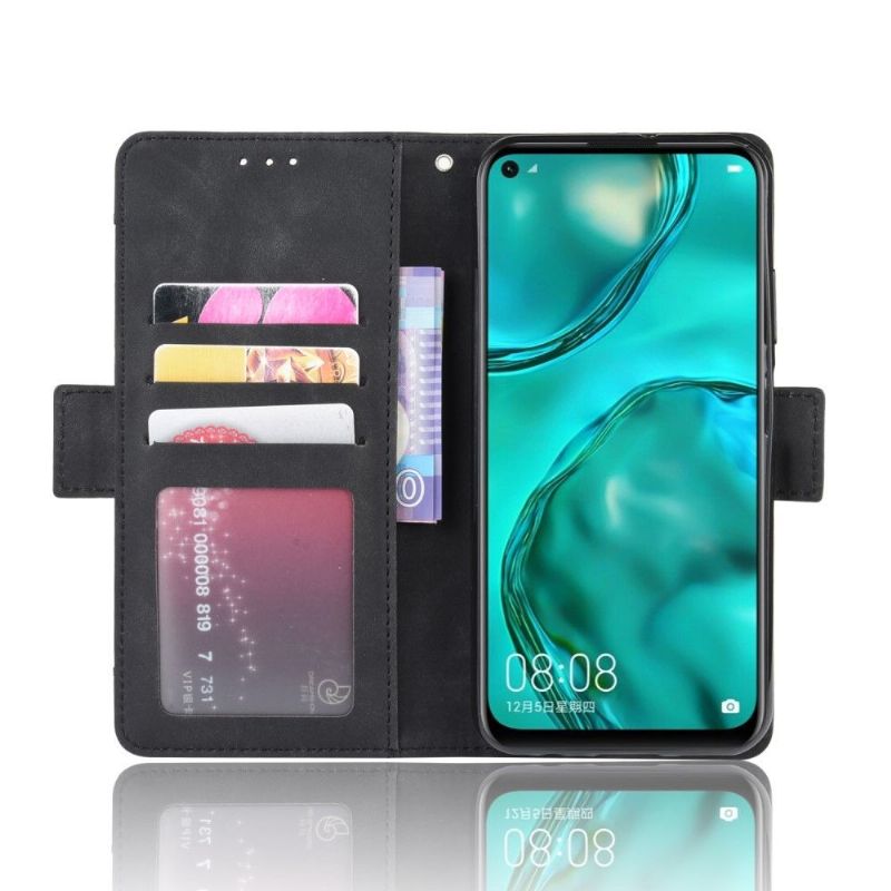 Housse Huawei P40 Lite premium portefeuille avec porte cartes