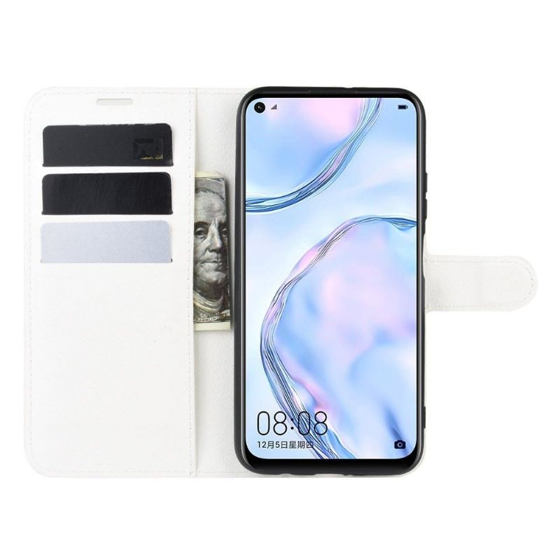 Housse Huawei P40 Lite style cuir portefeuille