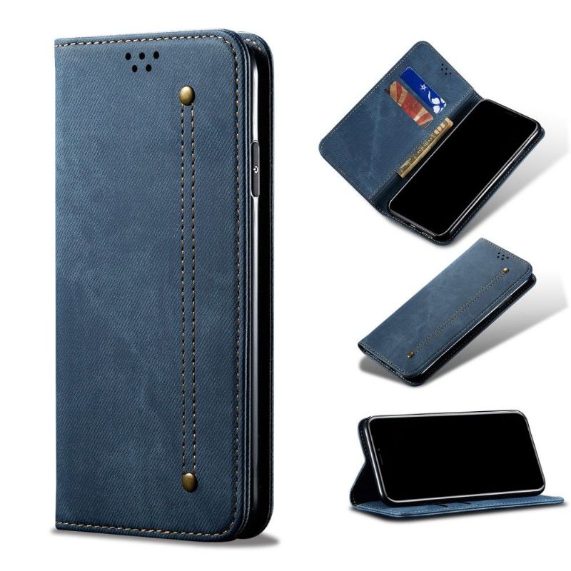 Housse OnePlus 8 La Giulia Simili Cuir Style Jeans