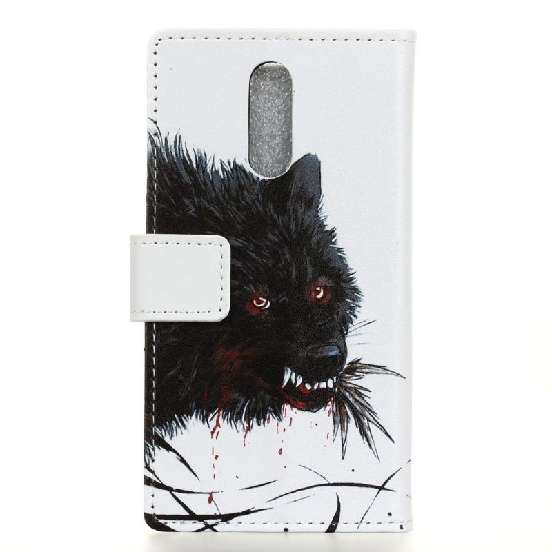 Housse OnePlus 8 Loup noir