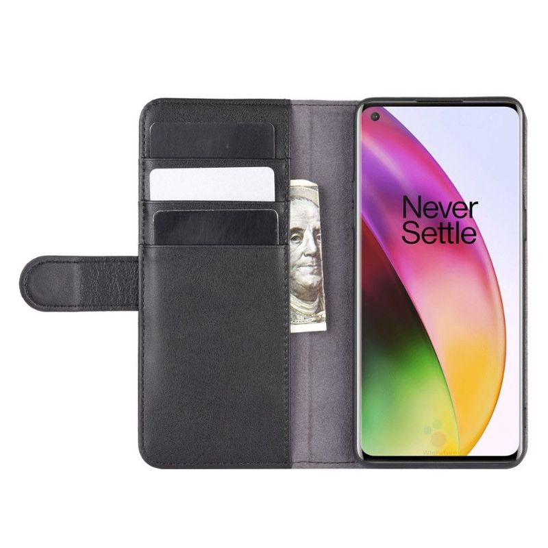 Housse portefeuille OnePlus 8 cuir premium