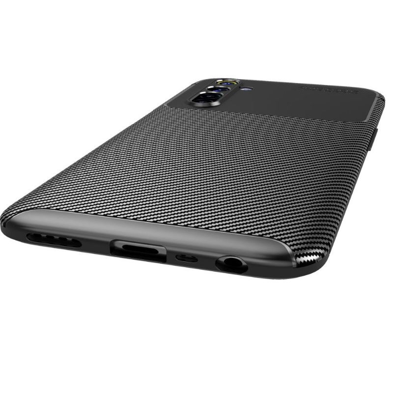 Coque effet fibre de carbone pour Realme 6