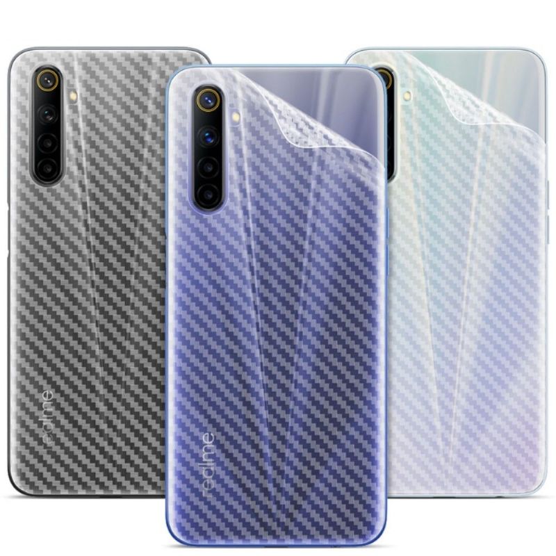 Films arrière carbone pour Realme 6 (2 pièces)