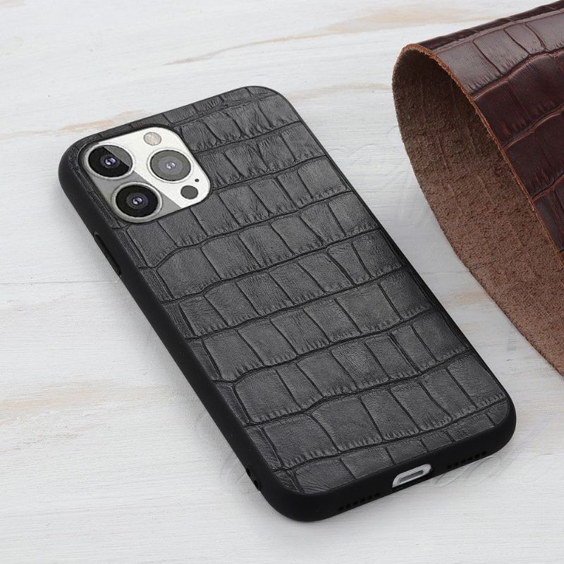 Coque iPhone 13 Pro Chic Croco