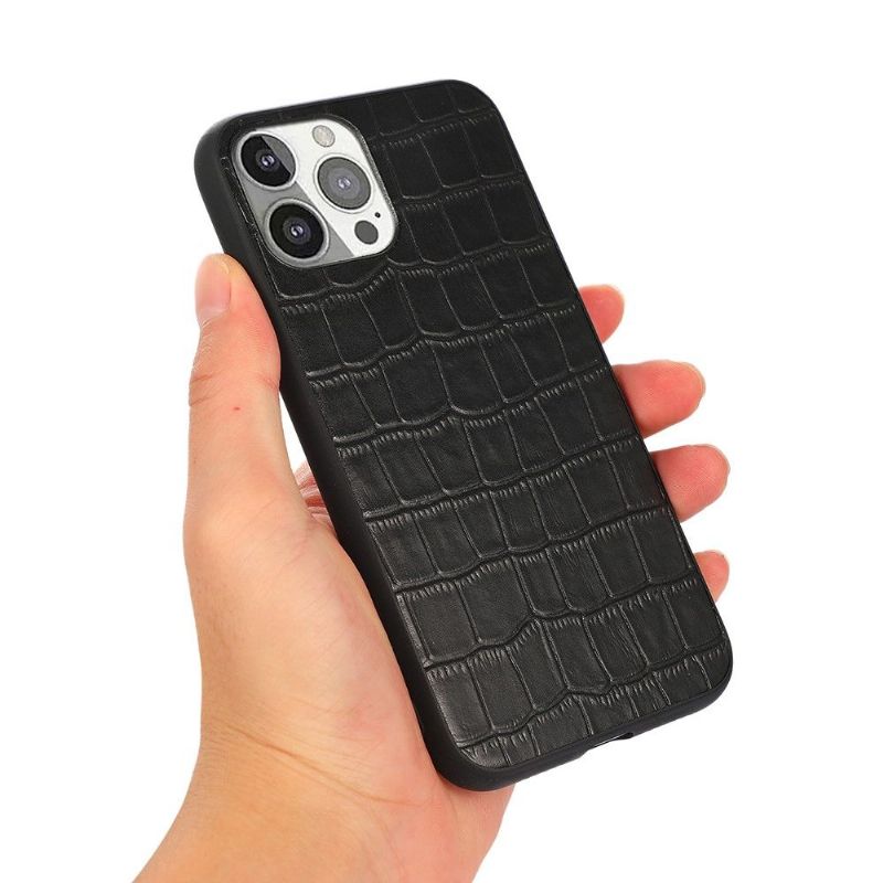 Coque iPhone 13 Pro Chic Croco