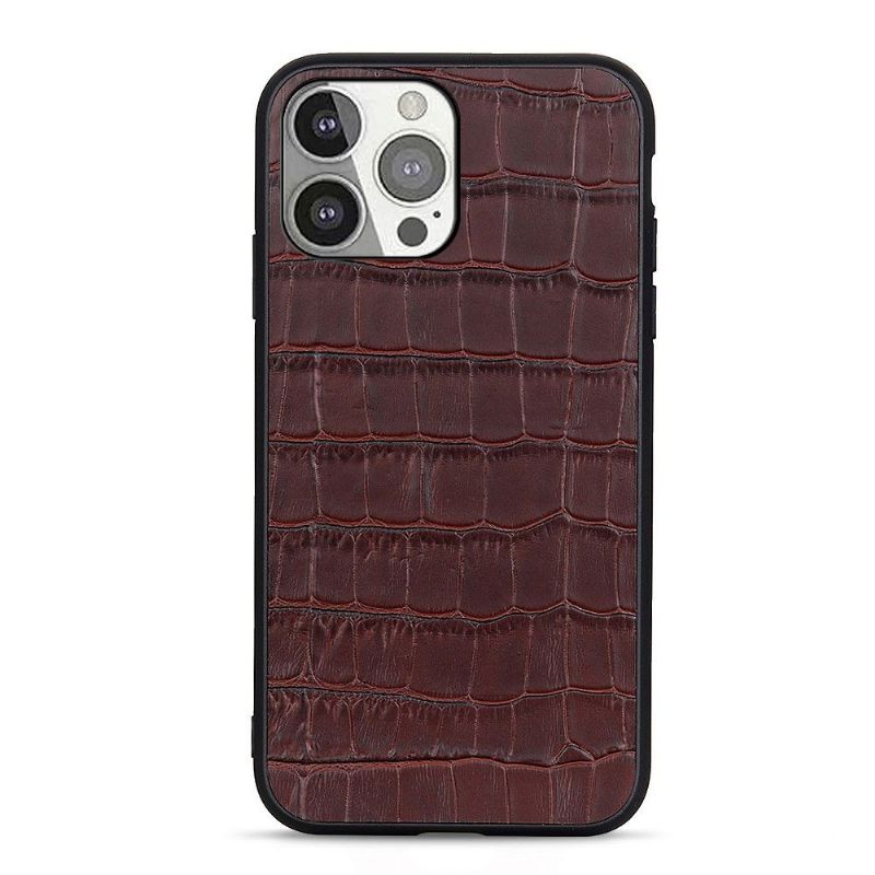 Coque iPhone 13 Pro Chic Croco