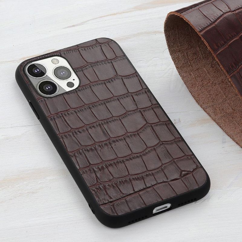 Coque iPhone 13 Pro Chic Croco