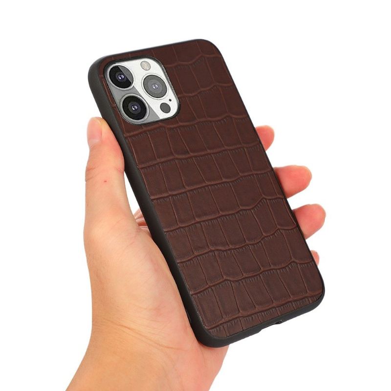 Coque iPhone 13 Pro Chic Croco