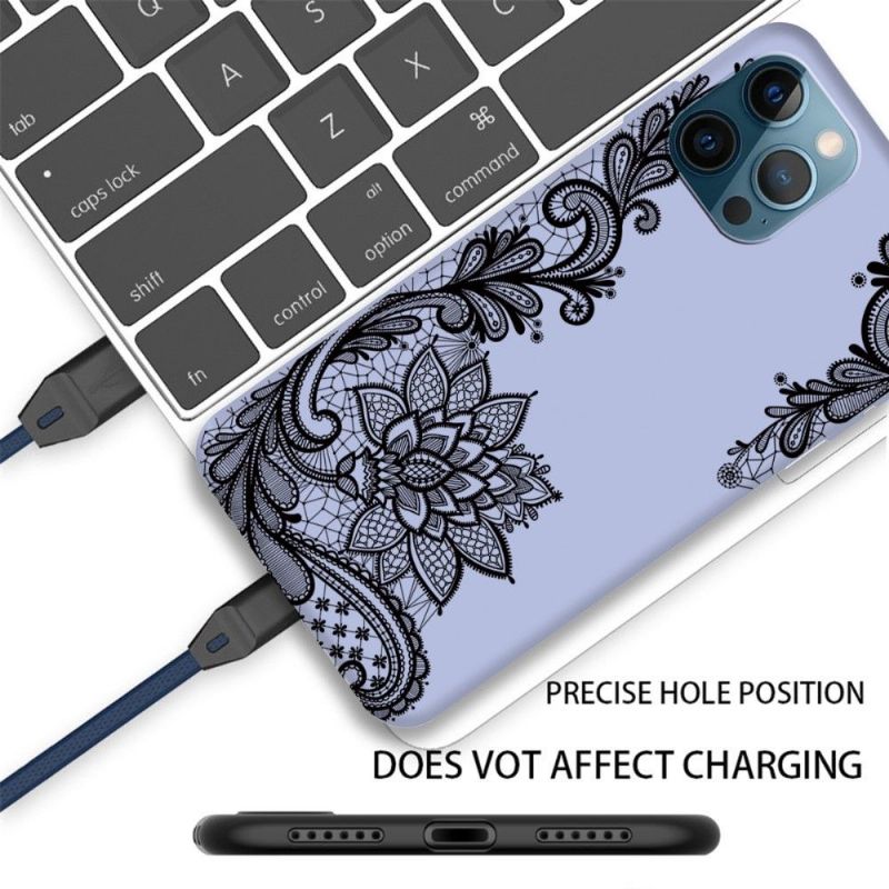 Coque iPhone 13 Pro Claudette dentelle