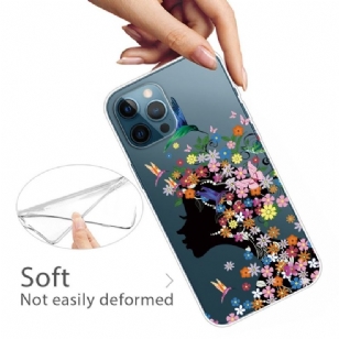 Coque iPhone 13 Pro Colibri Fleurs