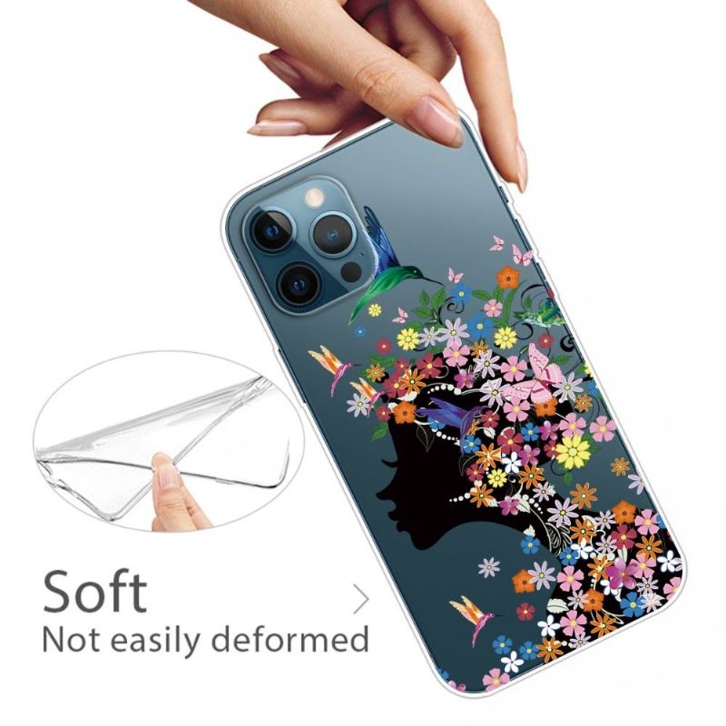 Coque iPhone 13 Pro Colibri Fleurs