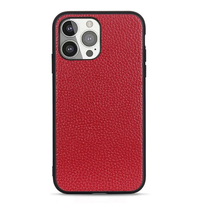 Coque iPhone 13 Pro cuir grainé