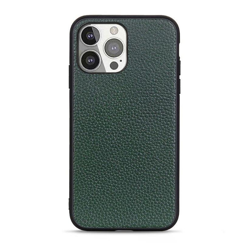 Coque iPhone 13 Pro cuir grainé