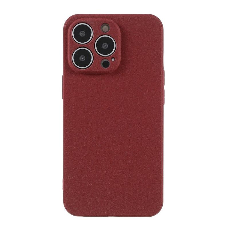 Coque iPhone 13 Pro effet givré en silicone