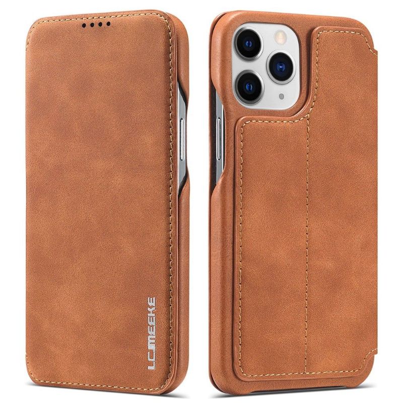 Coque iPhone 13 Pro LC.IMEEKE avec rabat simili cuir