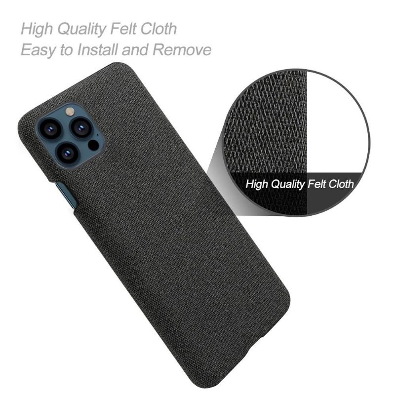 Coque iPhone 13 Pro revêtement tissu