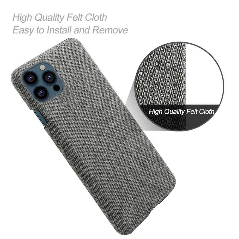 Coque iPhone 13 Pro revêtement tissu