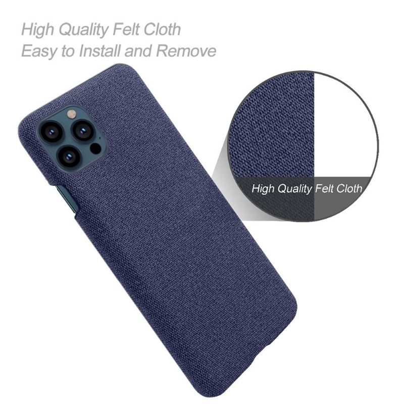 Coque iPhone 13 Pro revêtement tissu