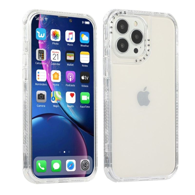 Coque iPhone 13 Pro semi transparent couleur