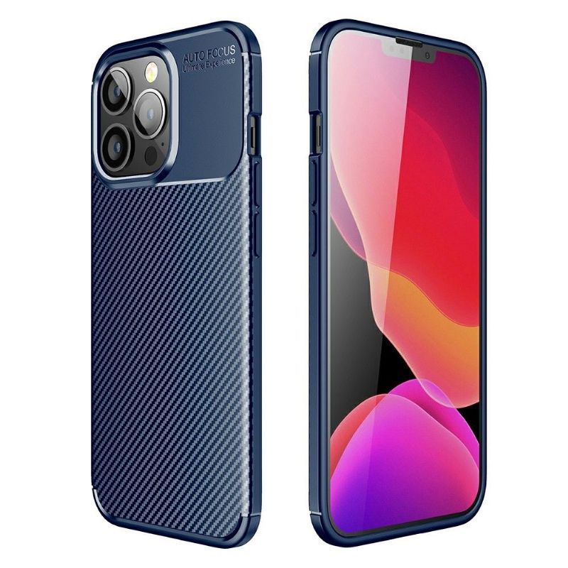 Coque iPhone 13 Pro style fibre de carbone