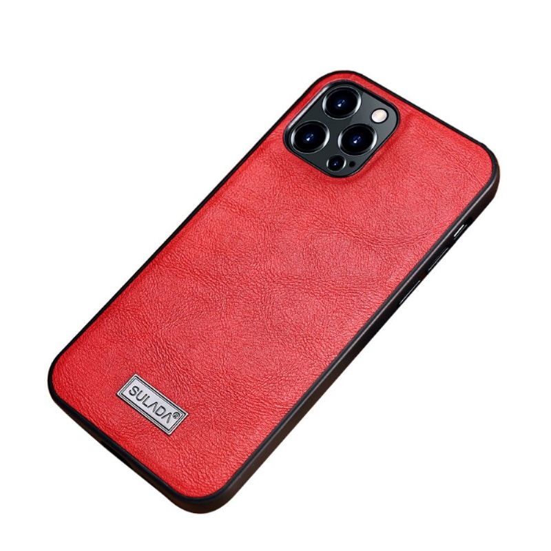 Coque iPhone 13 Pro SULADA Effet Cuir