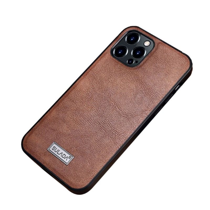 Coque iPhone 13 Pro SULADA Effet Cuir