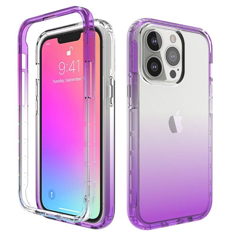 Coque iPhone 13 Pro Transparent Dégradé Antichocs