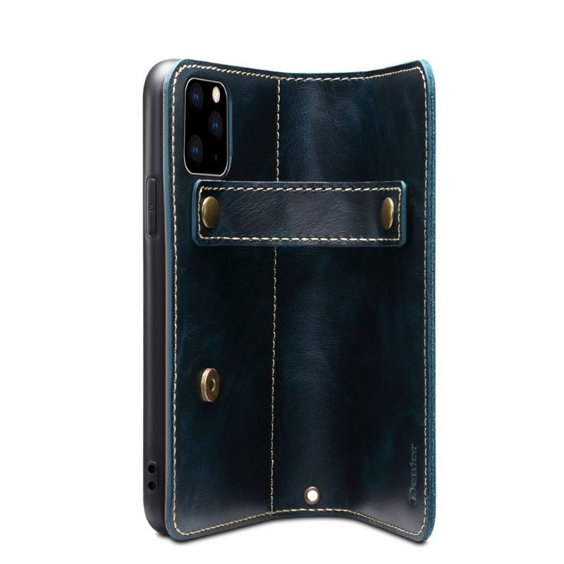 Housse iPhone 13 Pro DENIOR cuir vintage