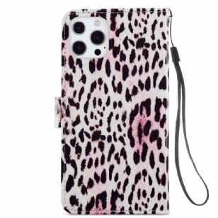 Housse iPhone 13 Pro Motif Leopard