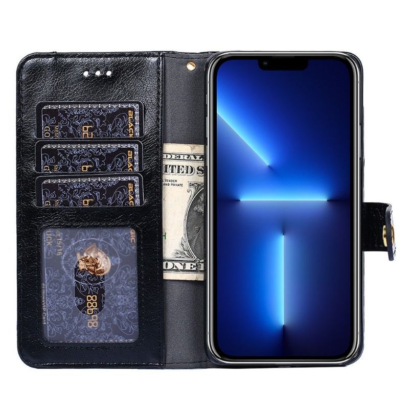 Housse iPhone 13 Pro Porte-monnaie simili cuir