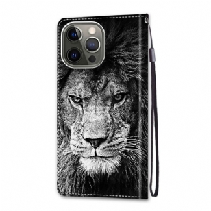 Housse iPhone 13 Pro Portrait Lion