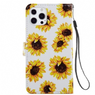 Housse iPhone 13 Pro Tournesol Fleur