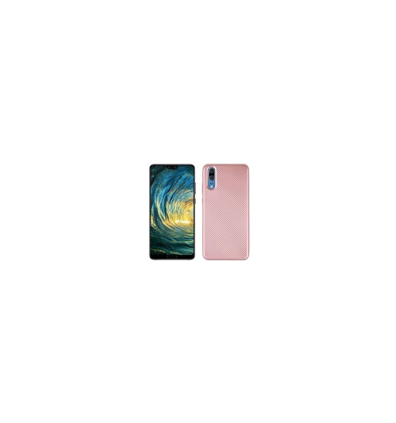 Coque Huawei P20 Fibre de carbone